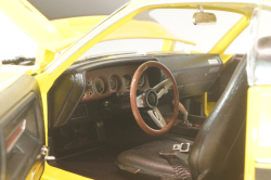 Dodge Challenger R/T 1970 from TV-Series NCIS, yellow, 12845, Greenlight 1:18