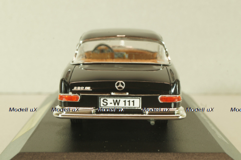 Mercedes-Benz 220 SE Coupe (W111) 1965, black, 4317, Faller 1:43