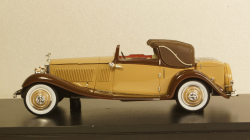 Rolls Royce Phantom II Continental DHC Gurney Nutting, light brown / dark brown, 1934, 49586, NEO 1:43 