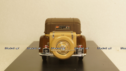 Rolls Royce Phantom II Continental DHC Gurney Nutting, light brown / dark brown, 1934, 49586, NEO 1:43 