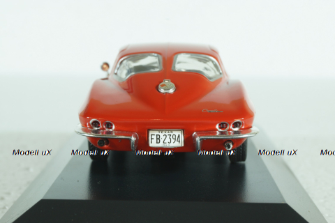 Chevrolet Corvette C2 Sting Ray Coupe 1963 red, Altaya 1:43