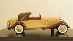 Rolls Royce Phantom II Continental DHC Gurney Nutting, light brown / dark brown, 1934, 49586, NEO 1:43 