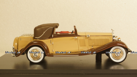Rolls Royce Phantom II Continental DHC Gurney Nutting, light brown / dark brown, 1934, 49586, NEO 1:43 