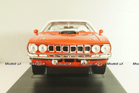 Plymouth Hemi Cuda 1971, Red/white, 291164P, ERTL 1:18