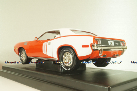 Plymouth Hemi Cuda 1971, Red/white, 291164P, ERTL 1:18
