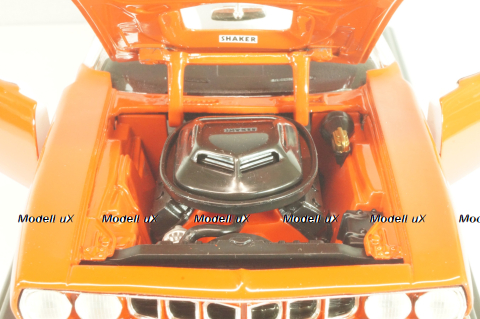 Plymouth Hemi Cuda 1971, Red/white, 291164P, ERTL 1:18