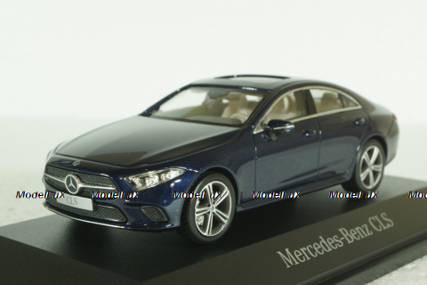 Mercedes CLS (C257), metallic-dark blue, B66960543, Norev 1:43