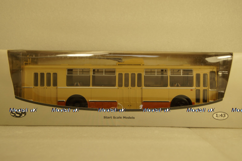 Зиу-9 (682Б) троллейбус 1972, бежевій, SSM4001, SSM 1:43