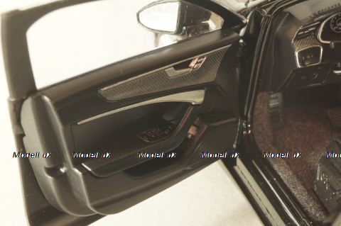 Audi A6L (C8) 2019, black, Paudi 1:18 