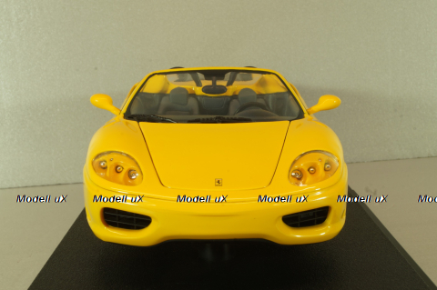 Ferrari 360 Spider 2000, yellow, 29757Y, Hot Weels 1:18