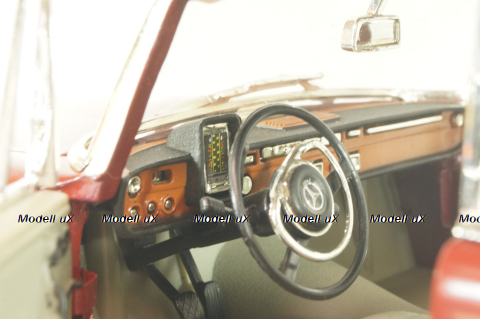 Mercedes-Benz 220 SE (W111) 1959, red/white, 08942, Revel 1:18