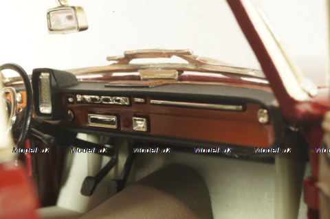 Mercedes-Benz 220 SE (W111) 1959, red/white, 08942, Revel 1:18