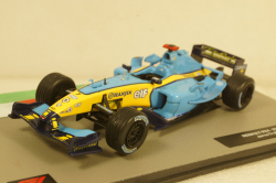 Renault R24 #7 Jarno Trulli, light blue/yellow 2004, Altaya 1:43