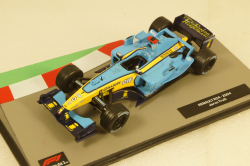 Renault R24 #7 Jarno Trulli, light blue/yellow 2004, Altaya 1:43