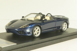 Ferrari 360 Modena Spyder 2000, blue, BBR136A, BBR 1:43