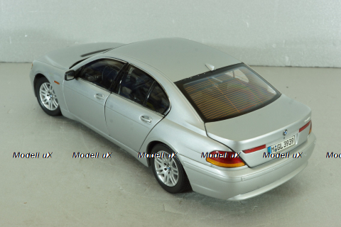 BMW 745i (E65) 2001, silver, 80430027858, Kyosho 1:18