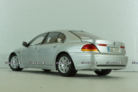 BMW 745i (E65) 2001, silver, 80430027858, Kyosho 1:18