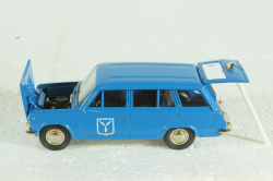 Ваз-2102, синий, 400 лет Саратову, Тантал/Радон 1:43