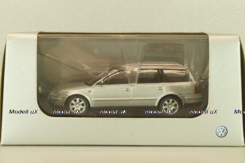 Volkswagen Passat (B5) Variant V6 4Motion 2000, silver, 836916107, Schuco 1:43