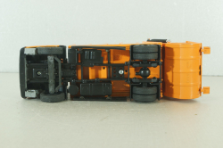 Mercedes Actros Haller M16 x2, garbage truck 2005, yellow, Conrad 1:50