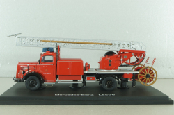 Mercedes L 6600  fire ladder 1951, red, 03091, Schuco 1:43