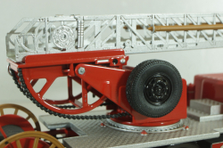 Mercedes L 6600  fire ladder 1951, red, 03091, Schuco 1:43