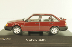 Volvo 440 1987, maroon, 8506025, Atlas Volvo Collection, 1:43
