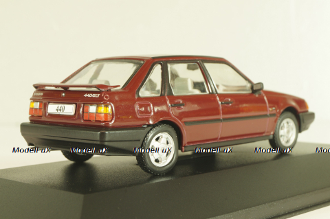 Volvo 440 1987, maroon, 8506025, Atlas Volvo Collection, 1:43