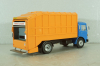 Saviem SM 10 garbage truck 1975, blue/orange, Altaya 1:43 