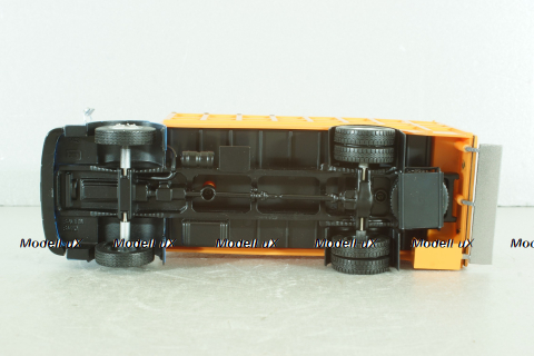 Saviem SM 10 garbage truck 1975, blue/orange, Altaya 1:43 