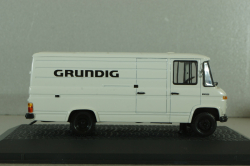 Mercedes L406D delivery bus "Grundig" 1972, white, Atlas 1:43