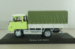 Robur LD 3001 truck with canvas top, light green, Atlas 1:43