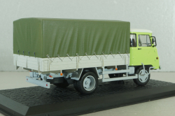 Robur LD 3001 truck with canvas top, light green, Atlas 1:43