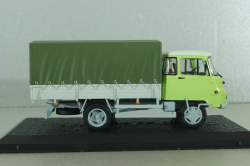 Robur LD 3001 truck with canvas top, light green, Atlas 1:43