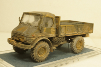 Mercedes Unimog U426 Армия Аргентины камуфляж с боковыми стеклами и со следами эксплуатации, KV мастерская 1:43