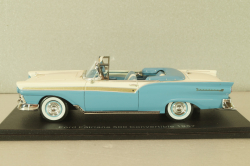 Ford Fairlane 500 Vonvertible 1957, blue/white, 46045, Neo 1:43