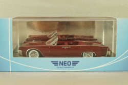 Lincoln Continental 53A Convertible 1961, dark red, 47050, Neo 1:43
