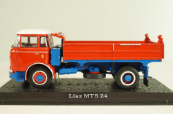 Liaz MTS 24 dump truck 1972, red, 8506065, Atlas 1:43