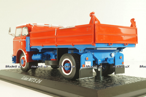 Liaz MTS 24 dump truck 1972, red, 8506065, Atlas 1:43