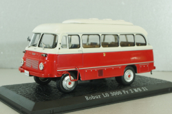 Robur LO 3000 FR 2-M/B 21 1973, red/beige, Atlas 1:43