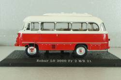 Robur LO 3000 FR 2-M/B 21 1973, red/beige, Atlas 1:43