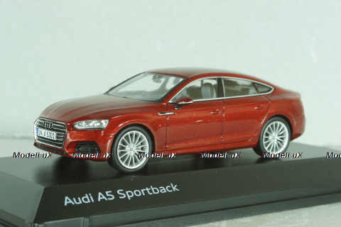 Audi A5 Sportback 2017 красный, Spark 1:43