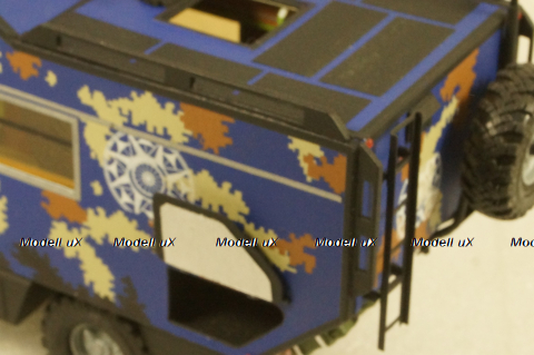 Зил-432730 Бычок 4х4 Кемпиг синий, KV мастерская 1:43