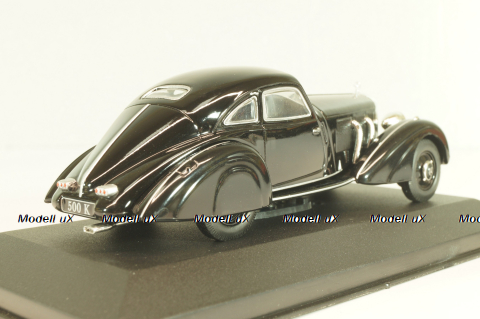 Mercedes-Benz 500 K Autobahnkurier (W29) 1935, black, MBOMS002, Mercedes-Benz Offizielle Modell Sammlung #02, Altaya 1:43