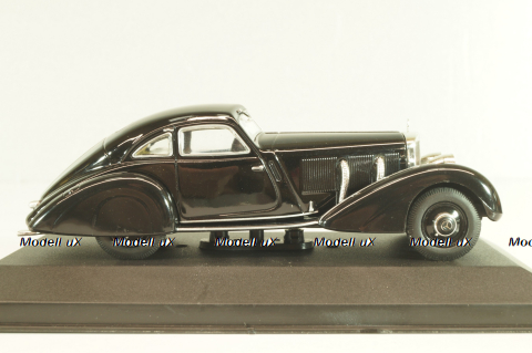 Mercedes-Benz 500 K Autobahnkurier (W29) 1935, black, MBOMS002, Mercedes-Benz Offizielle Modell Sammlung #02, Altaya 1:43