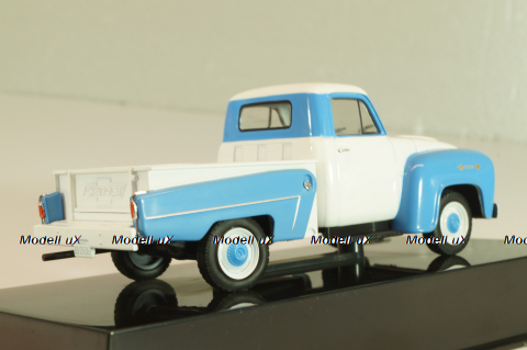 Chevrolet 3100 pickup 1964, white/blue, Altaya 1:43