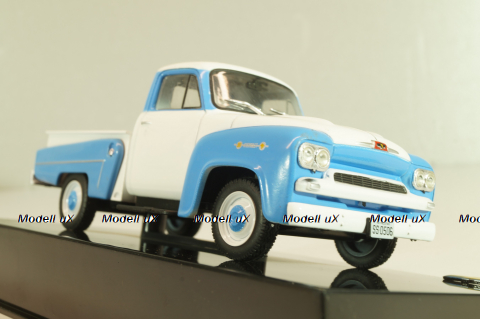 Chevrolet 3100 pickup 1964, white/blue, Altaya 1:43
