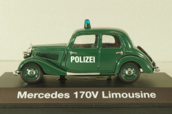 Mercedes-Benz 170V Polizei Limousine (W136) 1936, green, 02364, Schuco 1:43