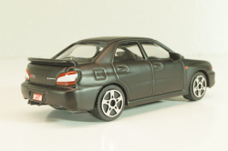 Subaru Impreza matt black, Burago 1:43