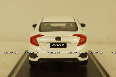 Honda Civic 10, White, Paudi 1:43